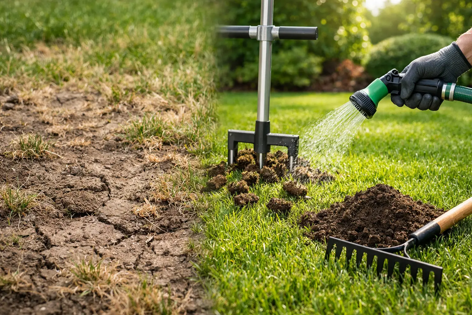How to Revive a Compacted Lawn Fast