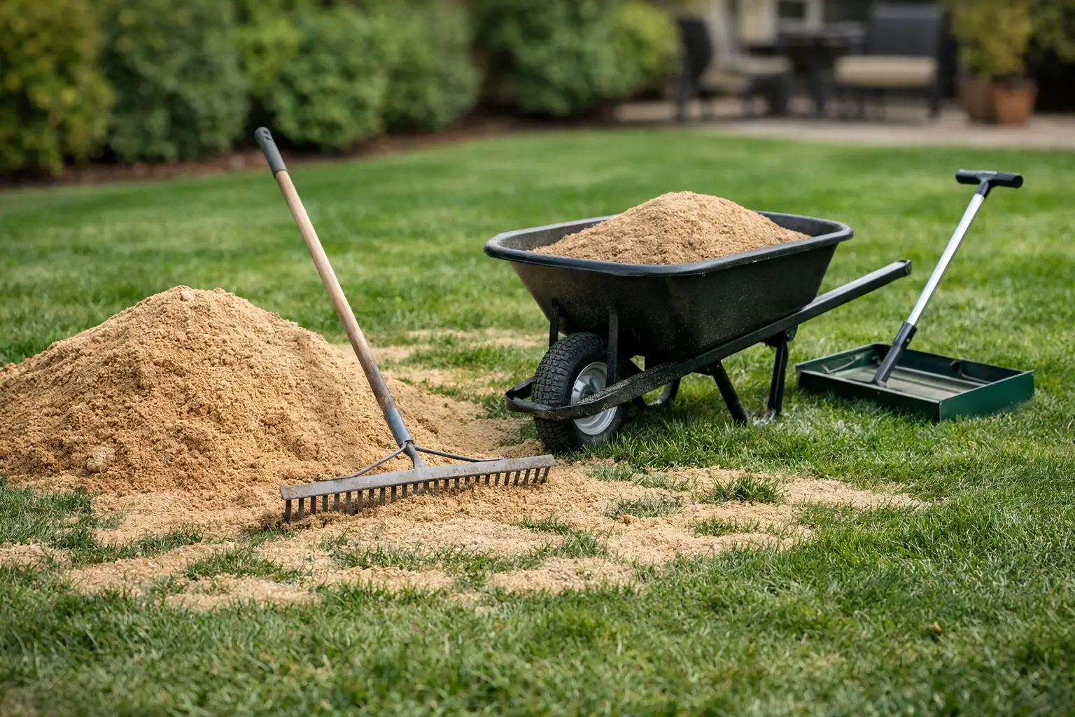 Lawn Leveling With Sand: When It Works