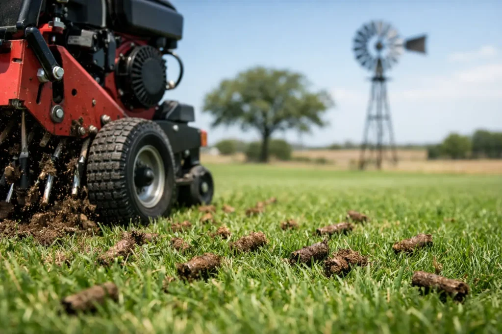 When Should You Aerate Lawn in Texas?