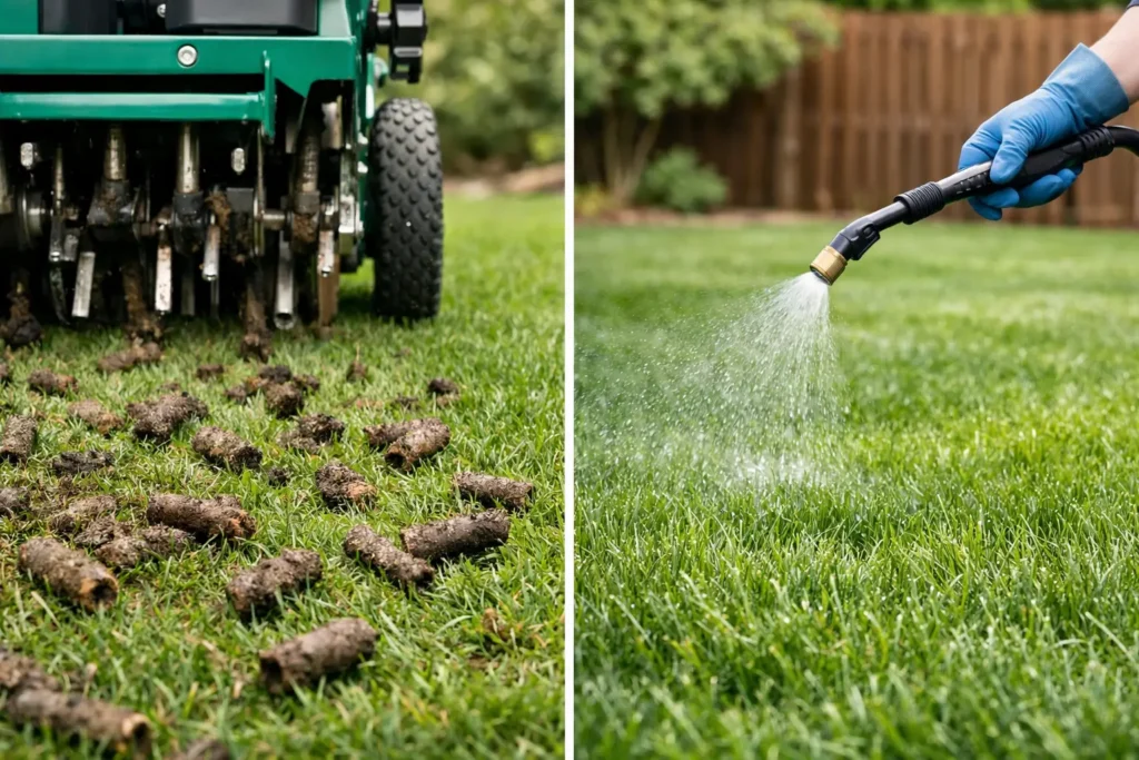 Aeration vs Liquid Aeration for Texas Lawns