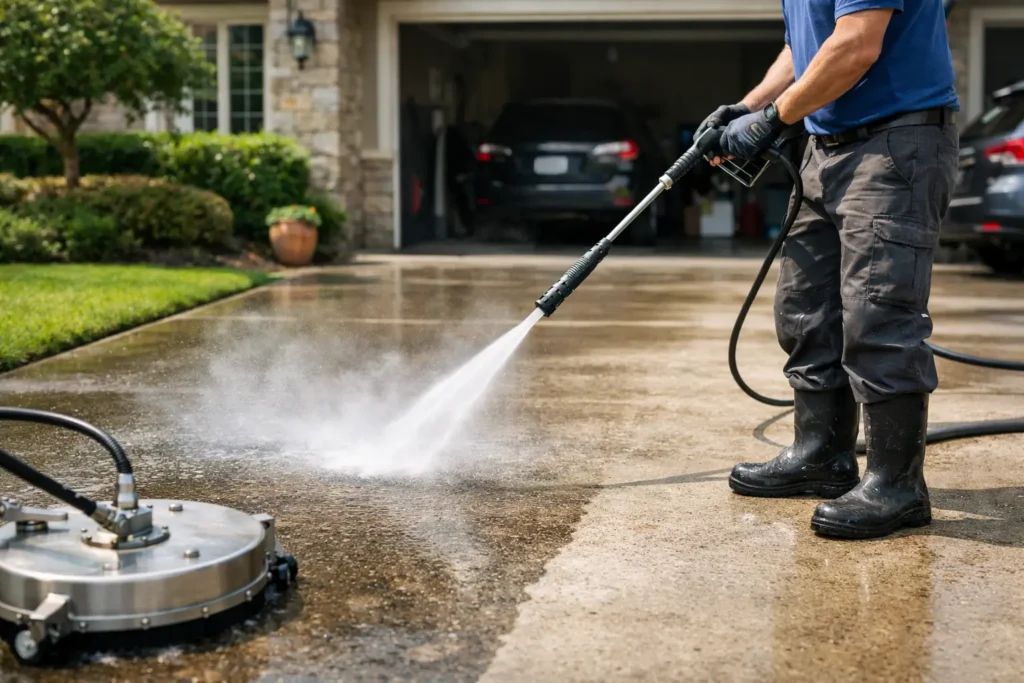 Driveway Pressure Washing Service That Works