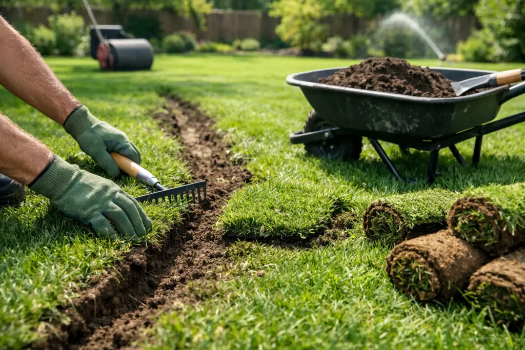 How to Fix Lawn Ruts Without Ruining Your Grass