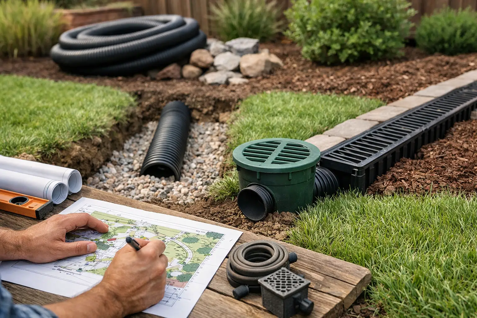 How to Plan Yard Drainage That Actually Works