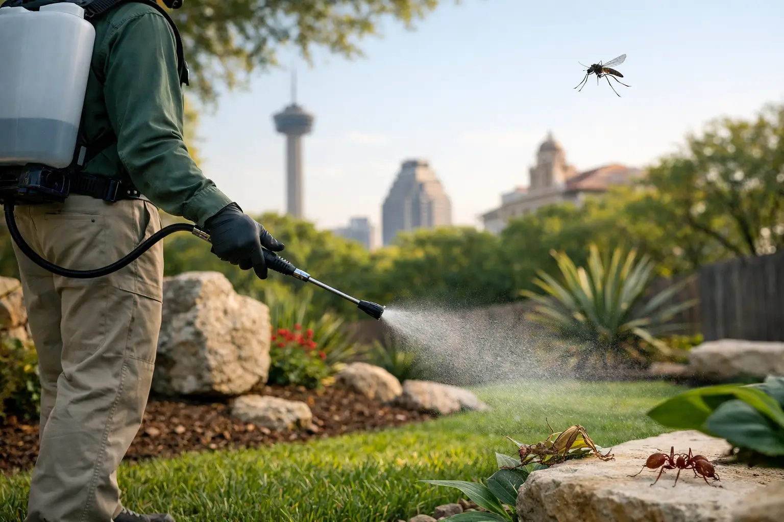 Outdoor Pest Control Guide for San Antonio Yards