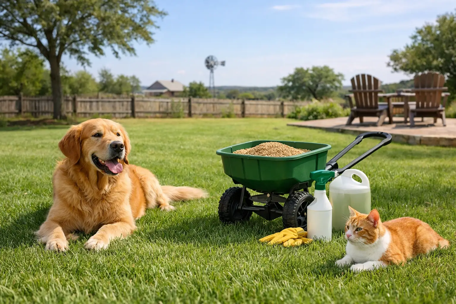 Pet Safe Lawn Treatment Options for Texas Yards