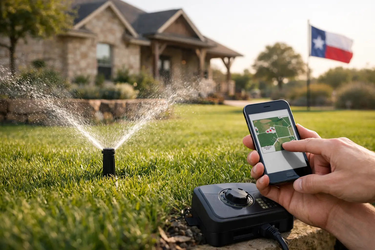 How to Schedule Sprinkler Zones in Texas
