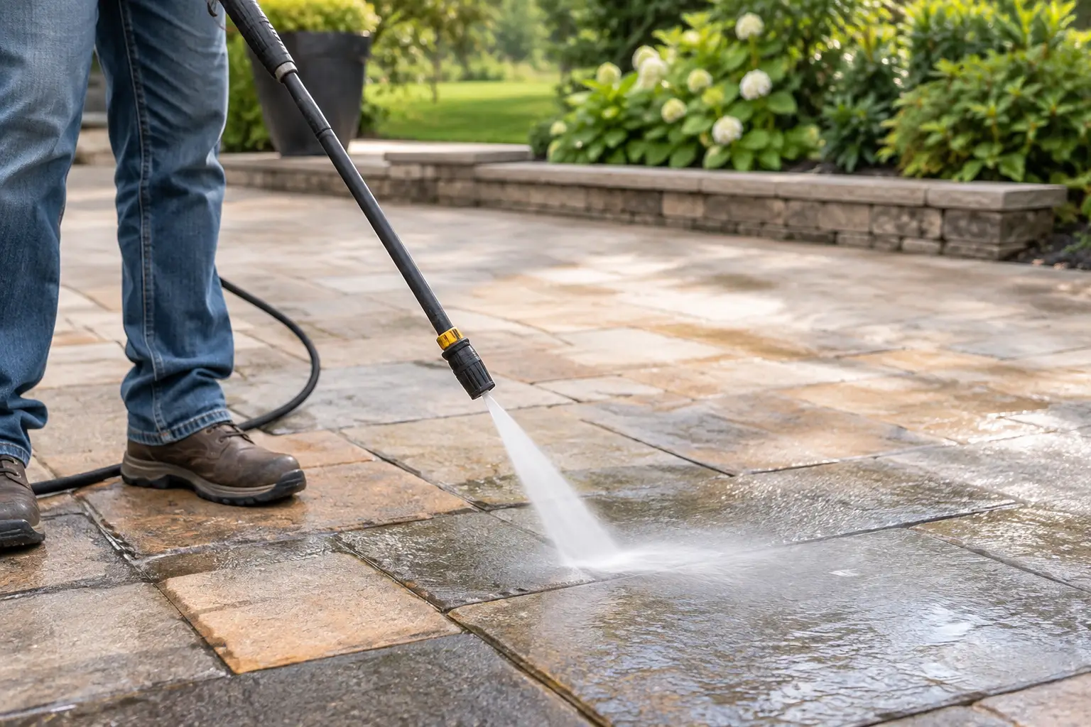 How to Clean Patio Pavers Without Surface Damage